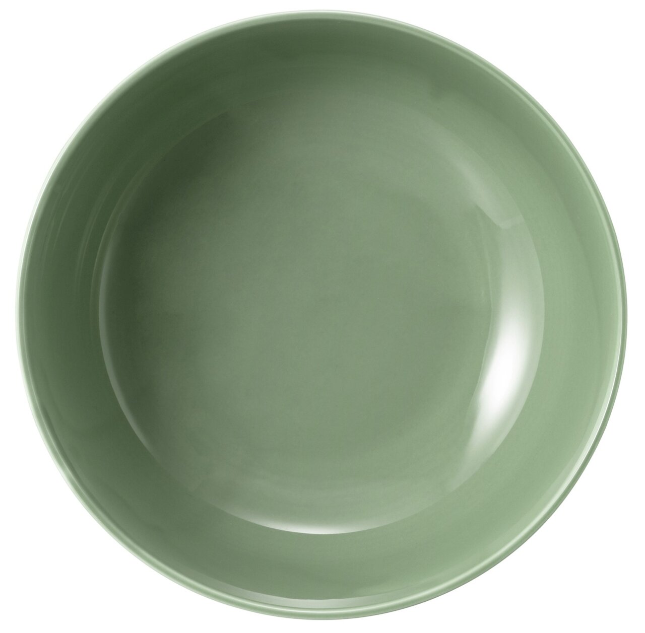 Salbeigrüne Schüssel, 20 cm, Draufsicht