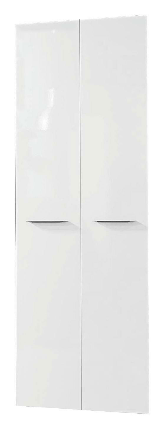 XORA Front DIVINO Weißer zweitüriger Schrank, Frontalansicht