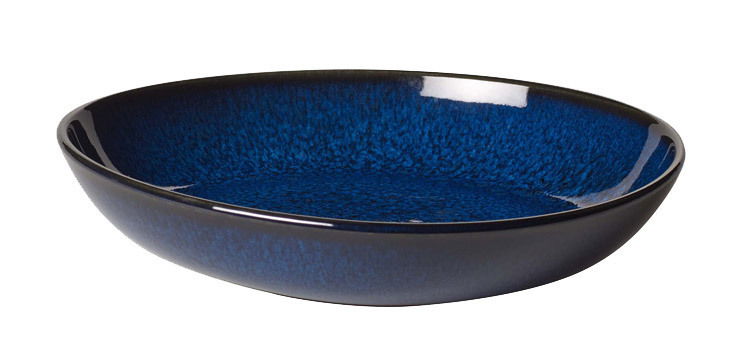 Blaue Obstschale Lave 470ml, seitliche Perspektive