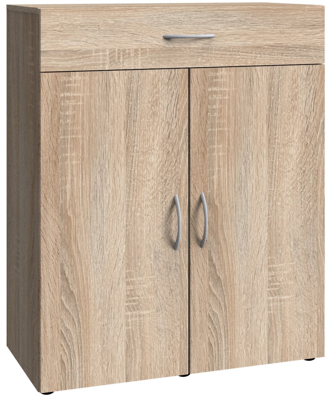 XORA Kommode MULTIRAUMKONZEPT Kommode aus Holz mit zwei Türen und einer Schublade, frontal fotografiert