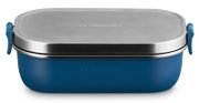 Lunchbox 900ml in Deep Teal aus Edelstahl und Kunststoff, Vorderansicht