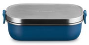 Lunchbox 900ml in Deep Teal aus Edelstahl und Kunststoff, Vorderansicht