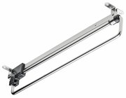 Ausziehbare Kleiderstange aus Metall, seitliche Perspektive