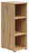 Carryhome Regal MULTISTAURAUM Holzregal mit drei offenen Fächern, seitliche Perspektive