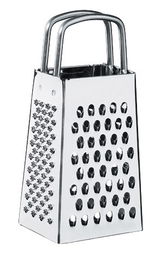 Kleine Vierkantreibe aus Edelstahl, seitliche Perspektive