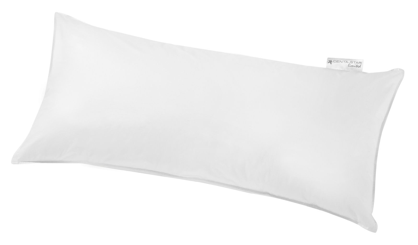 Centa Star Kopfkissen VEGAN DREAM Weißes Kopfkissen Centa Star VEGAN DREAM in rechteckiger Form, seitliche Perspektive