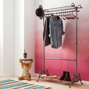 Beistelltisch in Form eines sitzenden Tigers, der eine runde Tischplatte hält, seitliche Perspektive