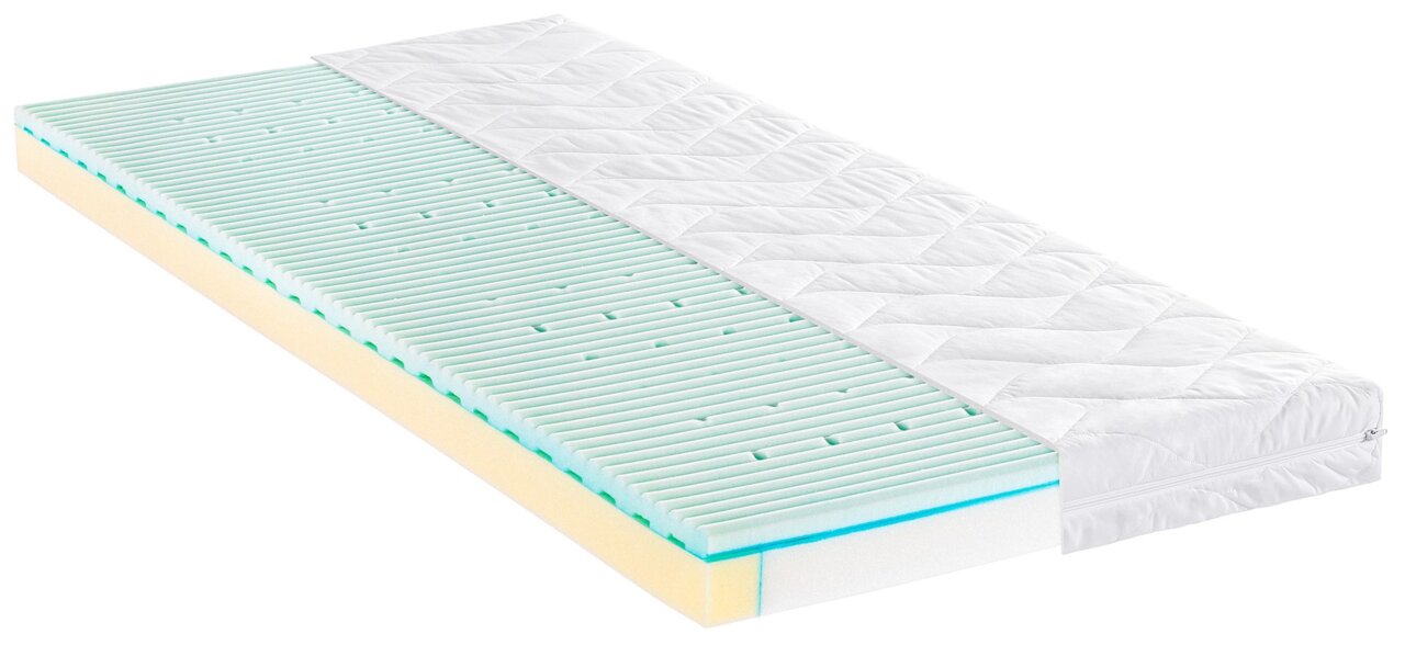 Matras Duo 70 x 140 met afneembare hoes, zijaanzicht