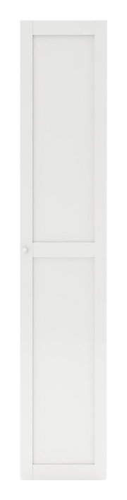 Weiße Tür in Frontalansicht, Maße 235x45 cm