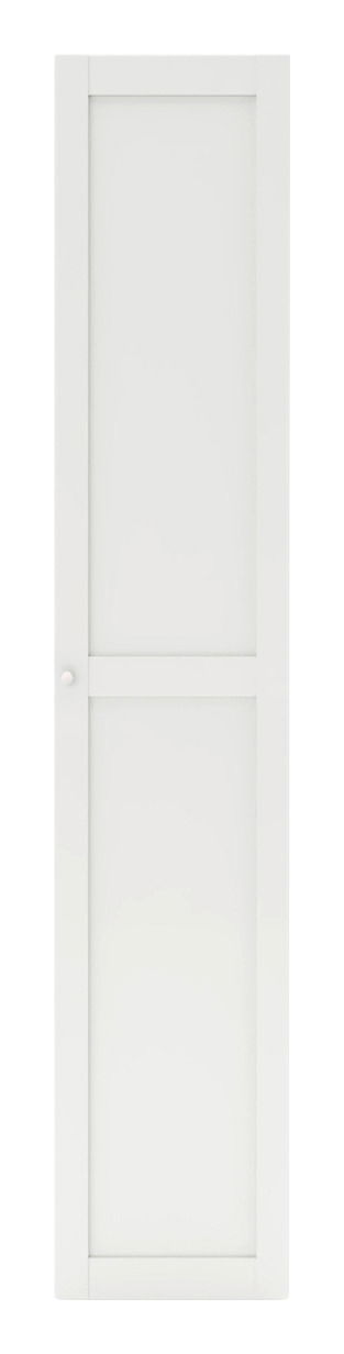 Weiße Tür in Frontalansicht, Maße 235x45 cm