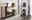 XORA Hängeschrank 60 VILLACH Moderner Badezimmer-Hängeschrank in Holzoptik, frontal fotografiert, Teil eines stilvollen Badmöbel-Sets.