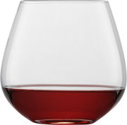 Weinbecher Forte mit rotem Wein, frontale Ansicht