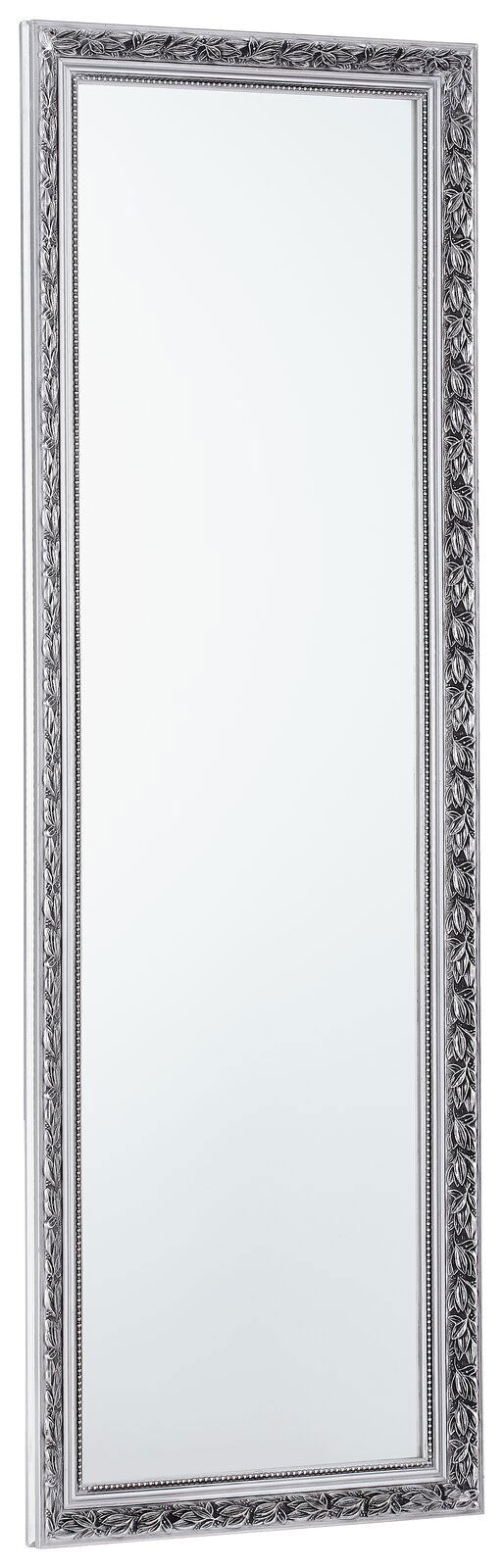 Eleganter Standspiegel mit reich verziertem Rahmen, seitliche Perspektive