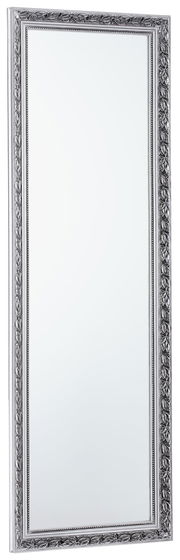 Eleganter Standspiegel mit reich verziertem Rahmen, seitliche Perspektive