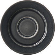 Schwarze Kaffeeuntertasse 15,5 cm, Draufsicht