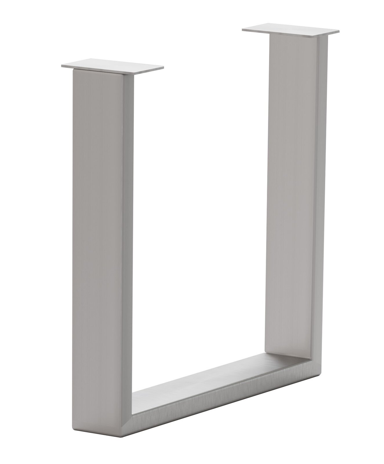 Waldwelt Tischgestell CHALET-PALAZZO Metallisches Tischgestell in U-Form, seitliche Perspektive