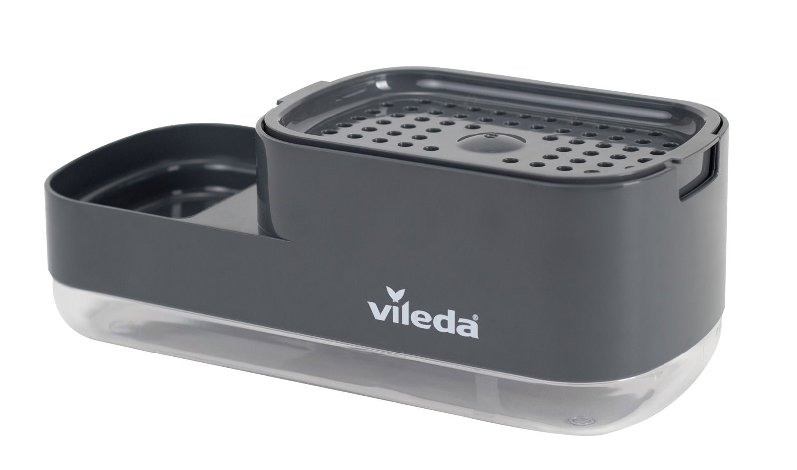 Vileda Pumpspender Vileda Pumpspender mit Schwamm, seitliche Perspektive