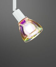 Basisspot URAIL von PAULMANN mit schillerndem Glas, seitliche Perspektive