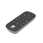 ZIGBEE-afstandsbediening CONNECT Z in schuin bovenaanzicht met knoppen voor lichtregeling en kleurkeuze.