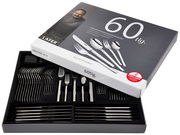 Besteckset Lafer Pure 60-teilig in geöffneter Verpackung, Ansicht von oben