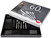 Besteckset Lafer Pure 60-teilig in geöffneter Verpackung, Ansicht von oben