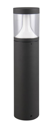 LED-buitenplintlamp in cilindrische vorm, zijaanzicht
