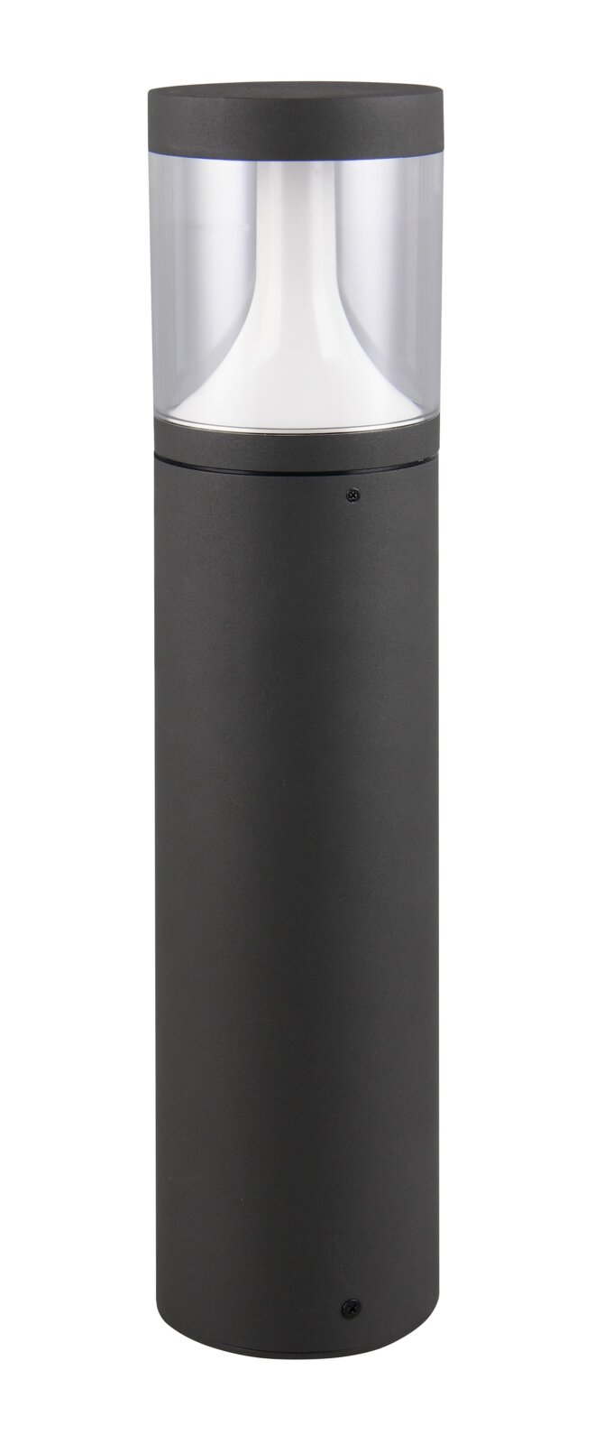 LED-buitenplintlamp in cilindrische vorm, zijaanzicht
