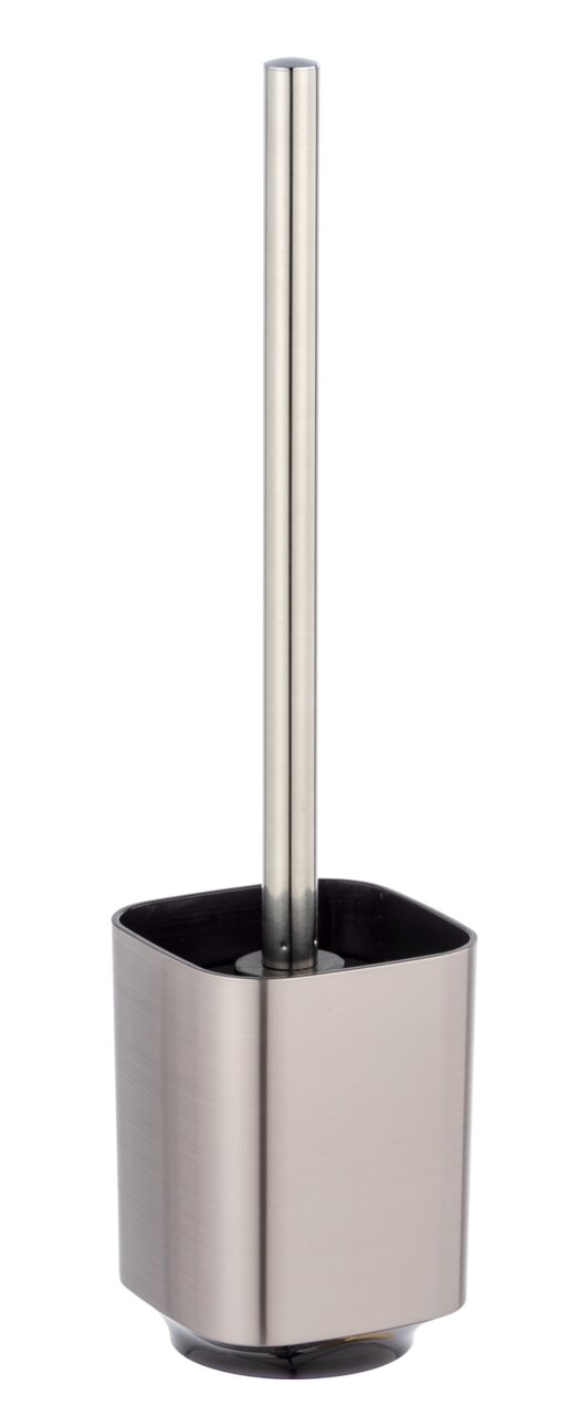 Wenko WC-Garnitur AURON WC-Garnitur Auron in Chrom, seitliche Perspektive