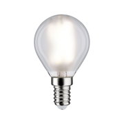 LED Leuchtmittel mit E14-Sockel, frontal abgebildet