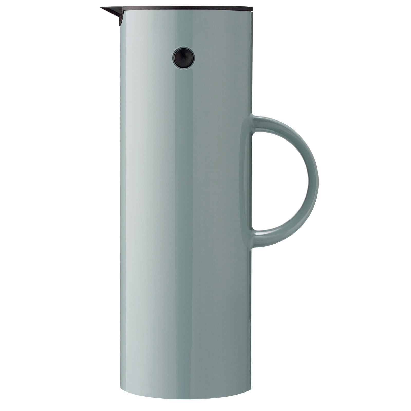 Stelton Isolierkanne 1 Liter Dusty Green Isolierkanne 1l in dusty green, Seitenansicht mit Griff und Ausgießer