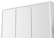 Moderner Spiegelschrank mit drei Türen, Ansicht von vorne