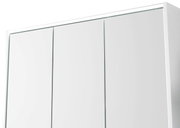 Moderner Spiegelschrank mit drei Türen, Ansicht von vorne