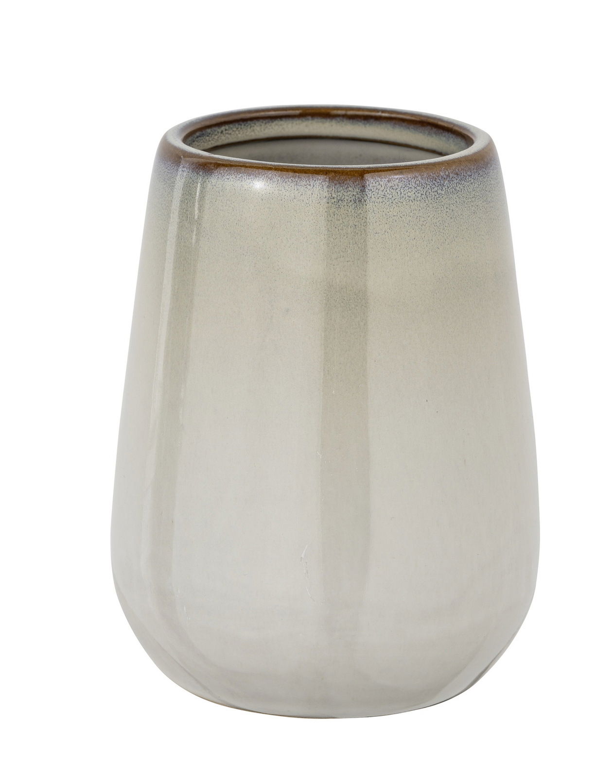 Schöner Wohnen Zahnputzbecher MARANO Keramik Zahnputzbecher Marano in sanftem Beige, seitliche Perspektive