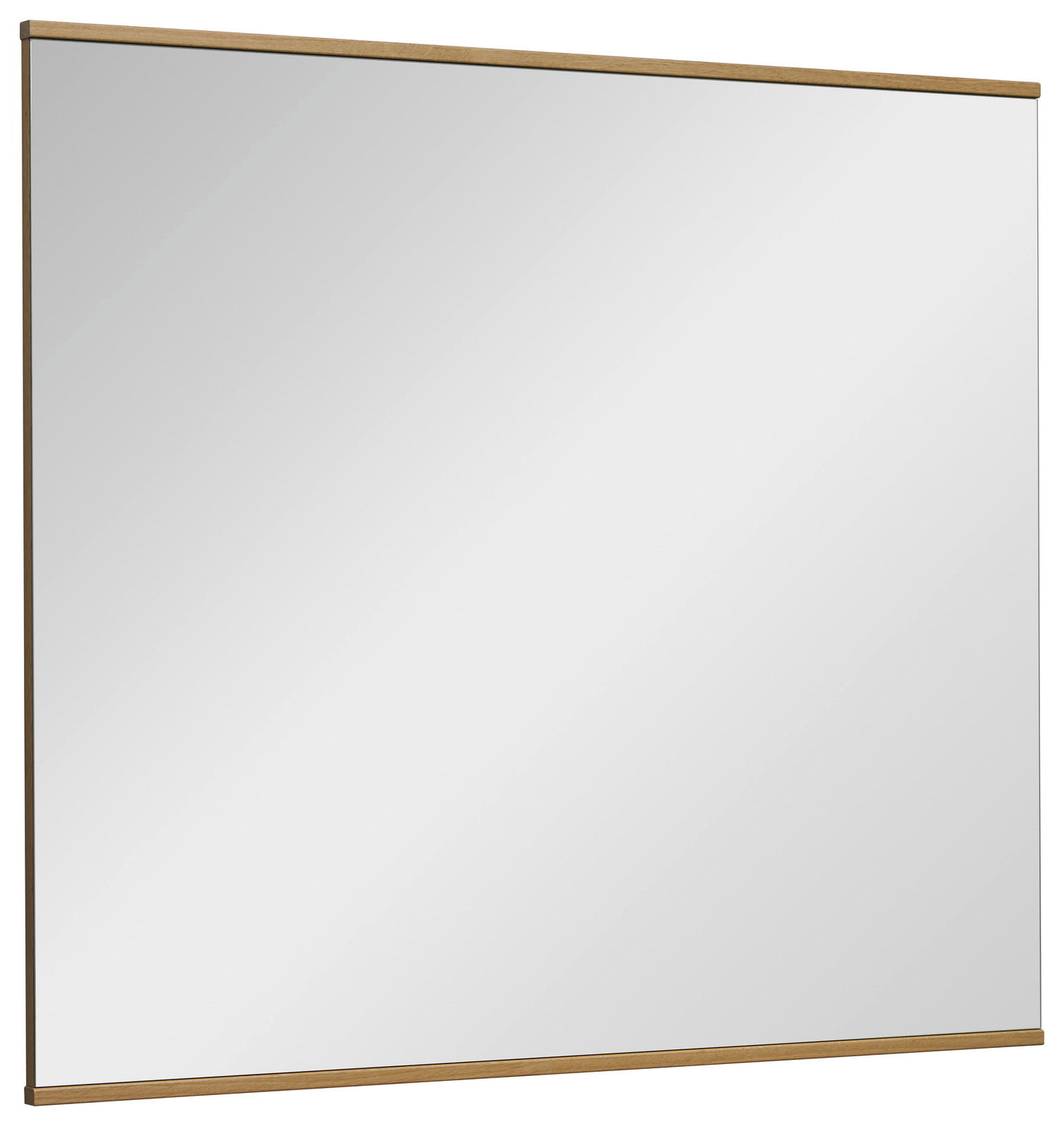 Dieter Knoll Spiegel ARCO NOVA Rechteckiger Spiegel mit Holzrahmen, seitliche Perspektive