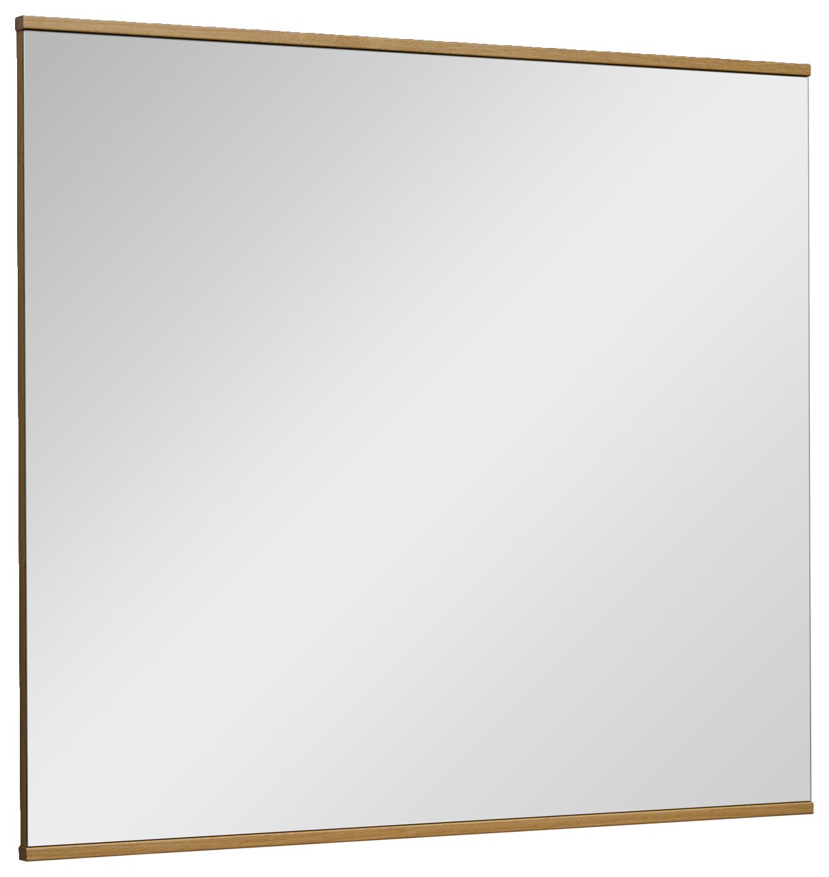 Dieter Knoll Spiegel ARCO NOVA Rechteckiger Spiegel mit Holzrahmen, seitliche Perspektive