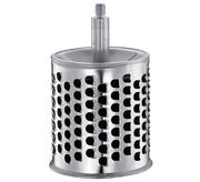 Trommelreibe CLASSIC, rot, aus Metall, seitliche Perspektive