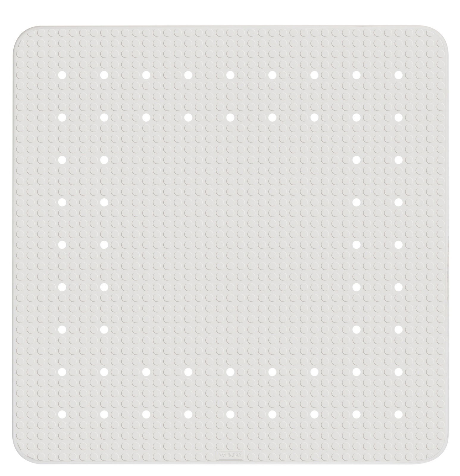Wenko Duscheinlage MIRASOL Weiße Duscheinlage Mirasol mit rutschfester Oberfläche und abgerundeten Ecken, Draufsicht