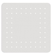 Weiße Duscheinlage Mirasol mit rutschfester Oberfläche und abgerundeten Ecken, Draufsicht