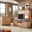 Hom´in Sideboard BENTON Wohnzimmermöbel-Set aus Holz mit Highboard, TV-Lowboard und Sideboard in moderner Einrichtung, seitliche Perspektive