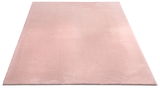 Rosa Teppich Loft, rechteckig, ca. 120x160cm, aus der Vogelperspektive fotografiert