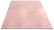 Rosa Teppich Loft, rechteckig, ca. 120x160cm, aus der Vogelperspektive fotografiert