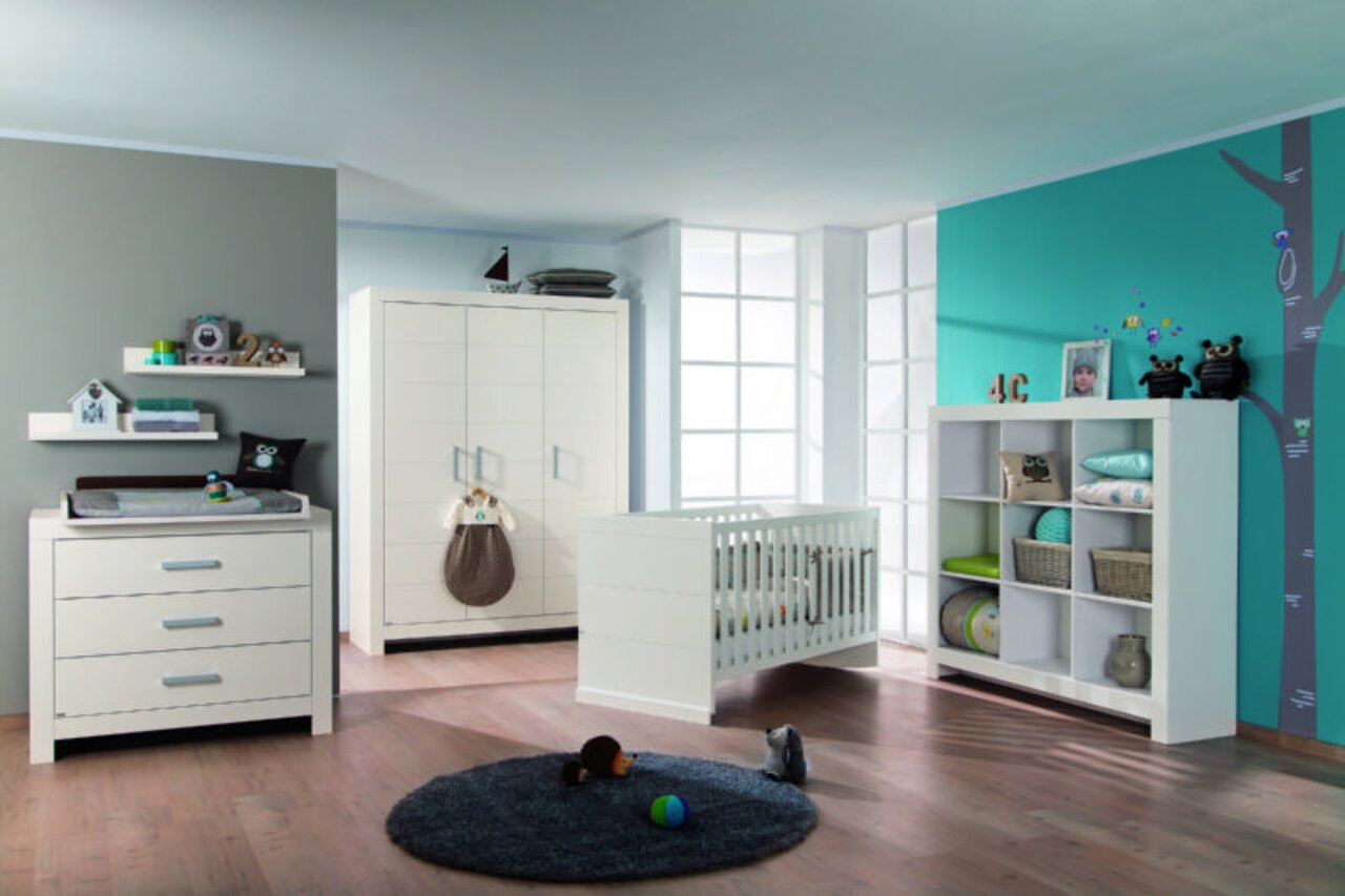 Paidi Wandregal FIONA Wandregal in einem modernen Kinderzimmer, seitliche Perspektive