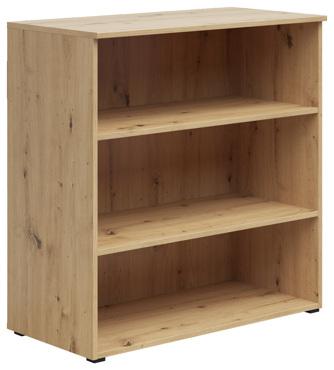 Carryhome Regal MULTISTAURAUM Holzregal mit drei offenen Fächern, seitliche Perspektive