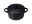 LE CREUSET Mini Cocotte 10cm Schwarz Glänzend