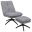 Cantus Sessel drehbar mit Hocker LEVI