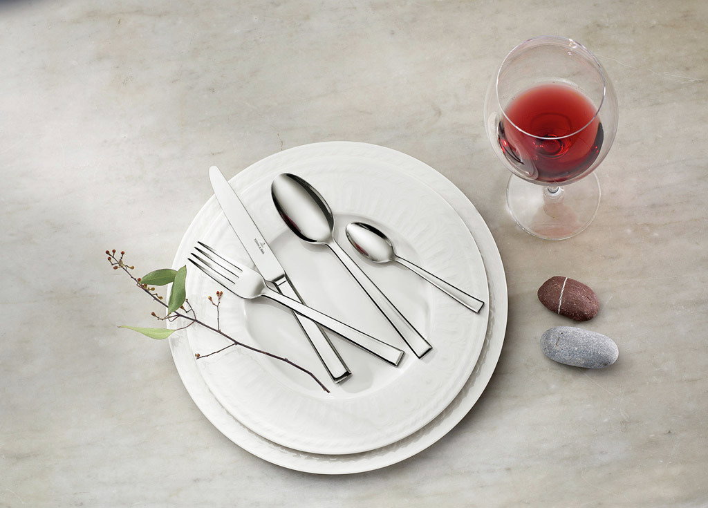 COUVERTS VILLEROY ET BOCH MANUF ROCK MENAGERE 16PCS