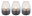 Globo Lighting Solarleuchte 3er-Set SUN 2