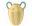 Decoris Vase Yellow Stripes