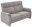 Pure Home Comfort Sofa 2,5er PURE COMFORT 821